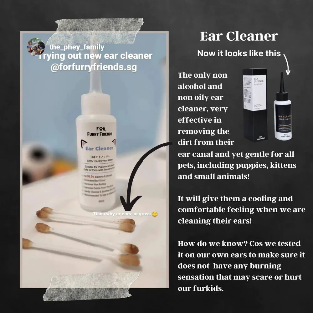 10% OFF: For Furry Friends Ear Cleaner Solution For Dogs & Cats