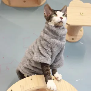 2024 New Cat Sweater | Winter Fashion Thickening Warm Sphynx Clothes | Home Comfortable Winter Dog Clothes for Devon & Puppies