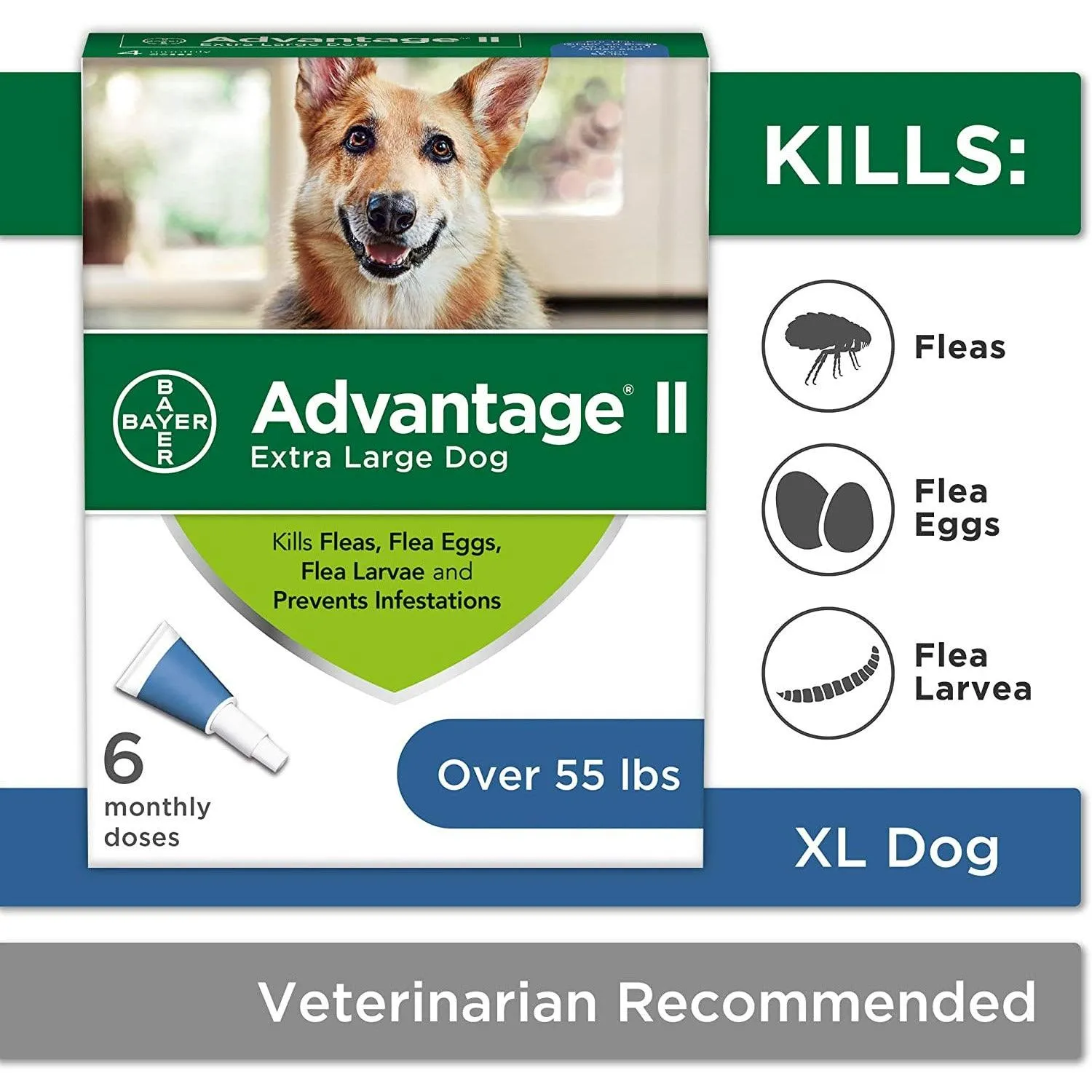 Advantage II For X-Large Dogs