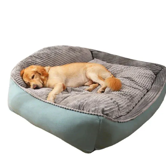 AiroPaws™ Widen & Thicken Removable Washable Anxiety Dog Bed for Large Dogs | Human-Size Dog Bed