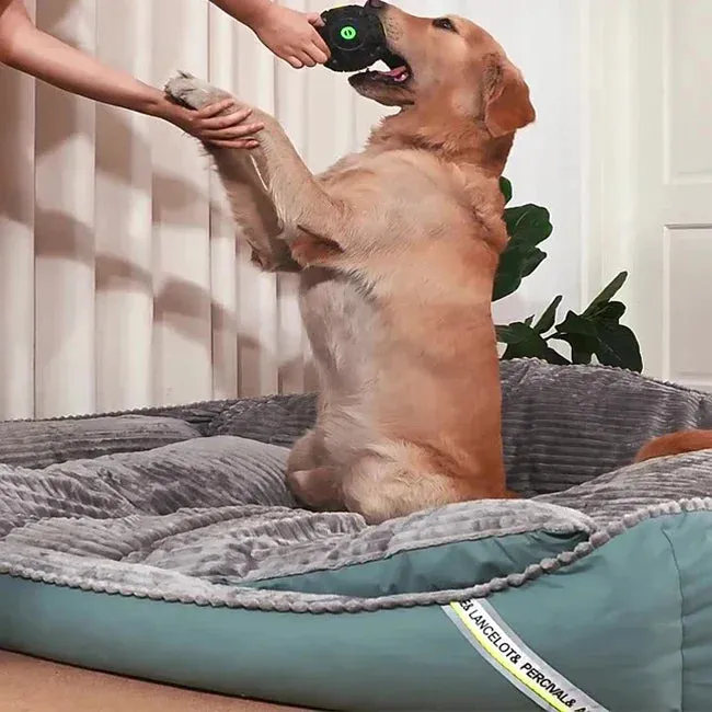 AiroPaws™ Widen & Thicken Removable Washable Anxiety Dog Bed for Large Dogs | Human-Size Dog Bed