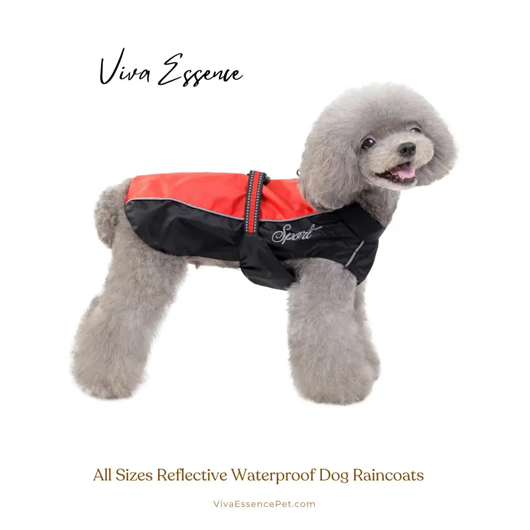 All Sizes Reflective Waterproof Dog Raincoat