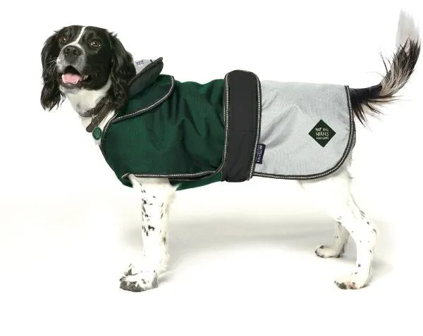 Battersea 2in1 Dog Coat Green 35cm/14"