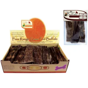 Canine Caviar Buffalo Jerky Flat Dog Chews