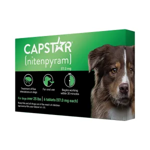 Capstar Flea Treatment for Dogs (25Lb Up)