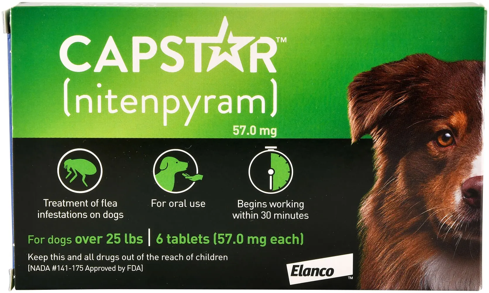 Capstar Oral Flea Treatment for Dogs