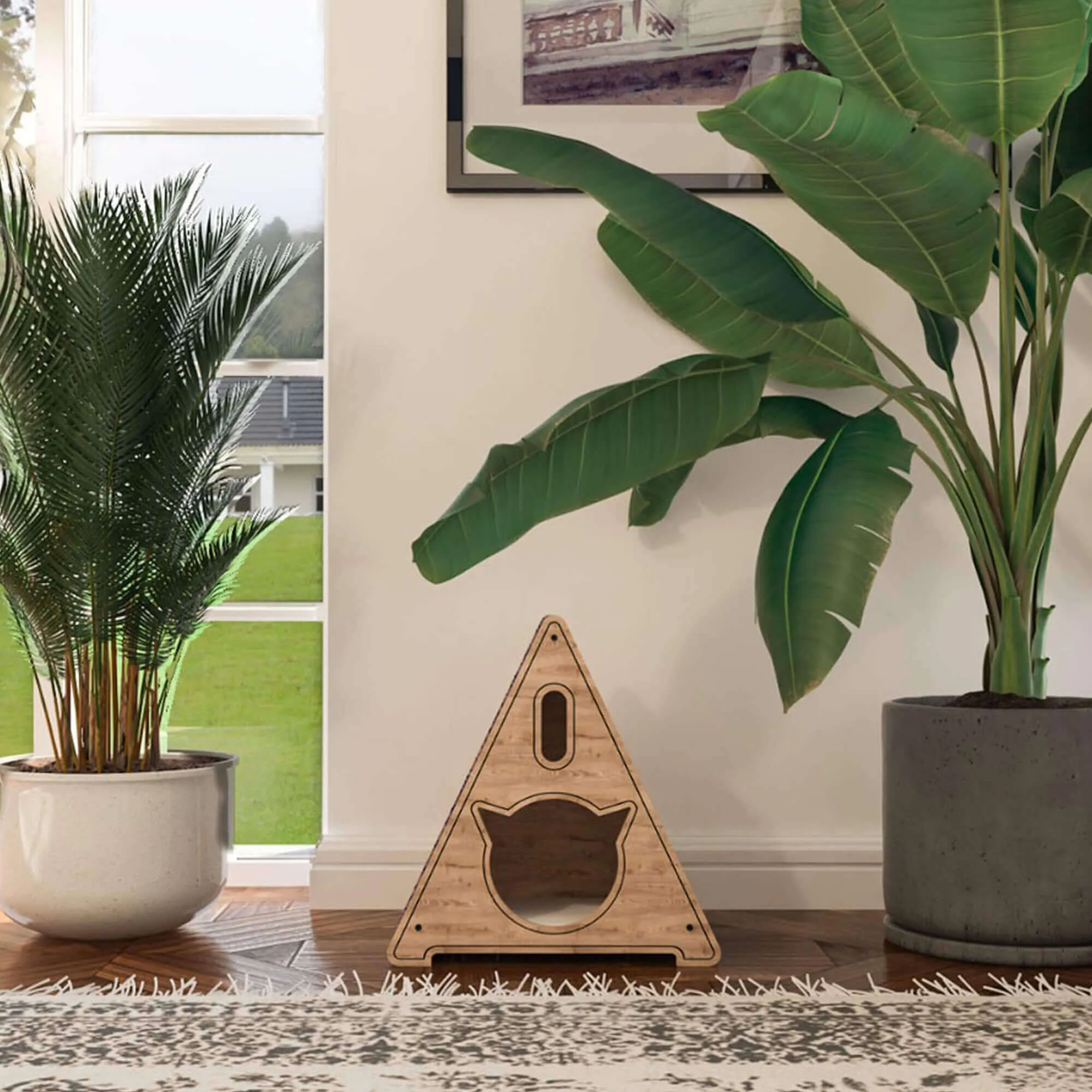 Cat Paw Teepee Scratcher