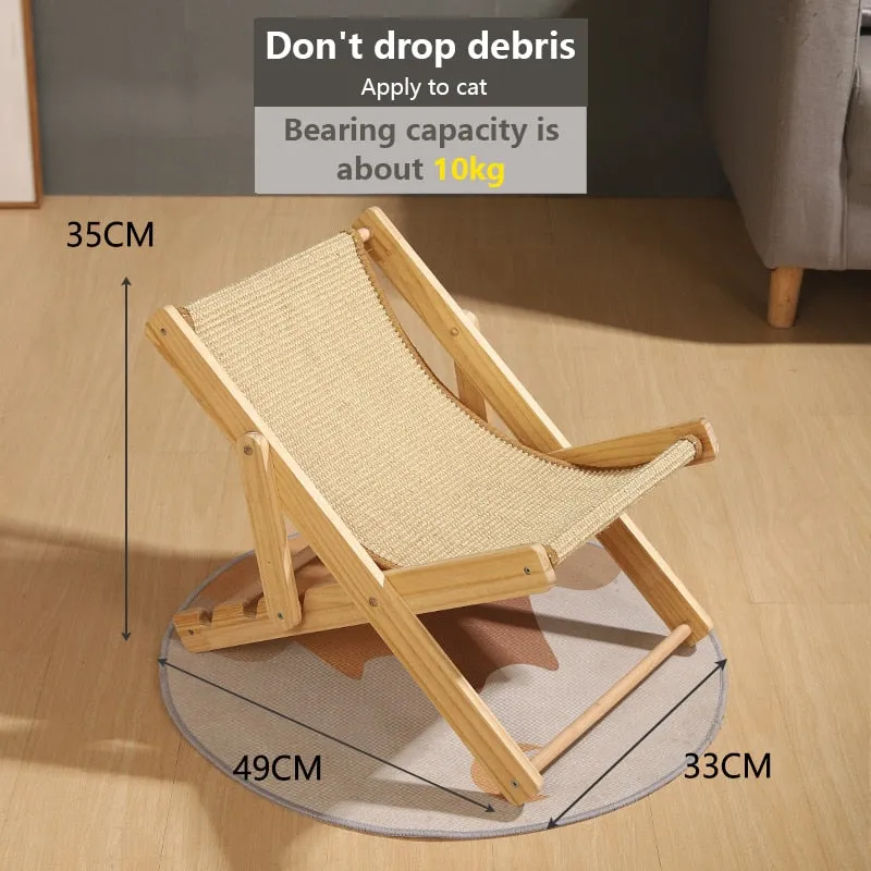 Cat Swing Chair w/ Scratcher