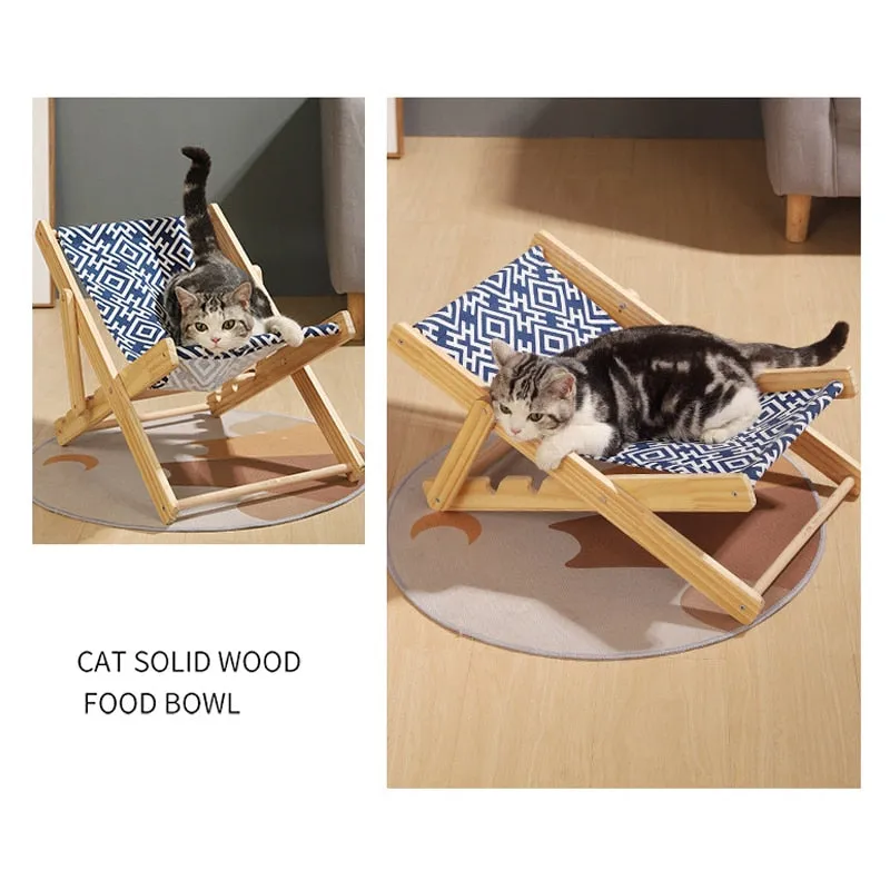 Cat Swing Chair w/ Scratcher