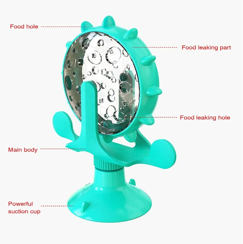 Cat Toys Dog Cat Feeding Interactive Wheel Toy