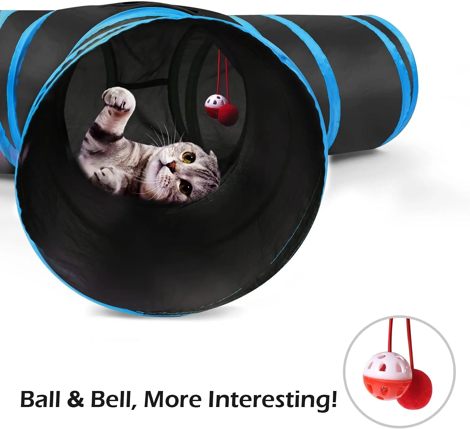Cat Tunnel with Bell Balls