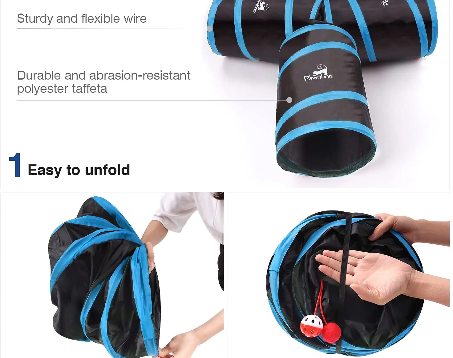 Cat Tunnel with Bell Balls