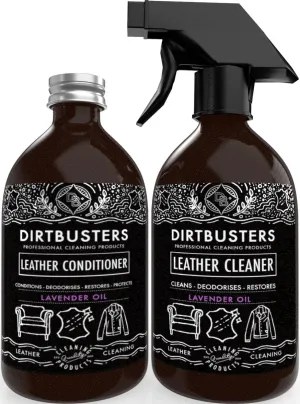 Dirtbusters Leather Clean & Condition Kit, With Lavender Oil (x2 500ml)