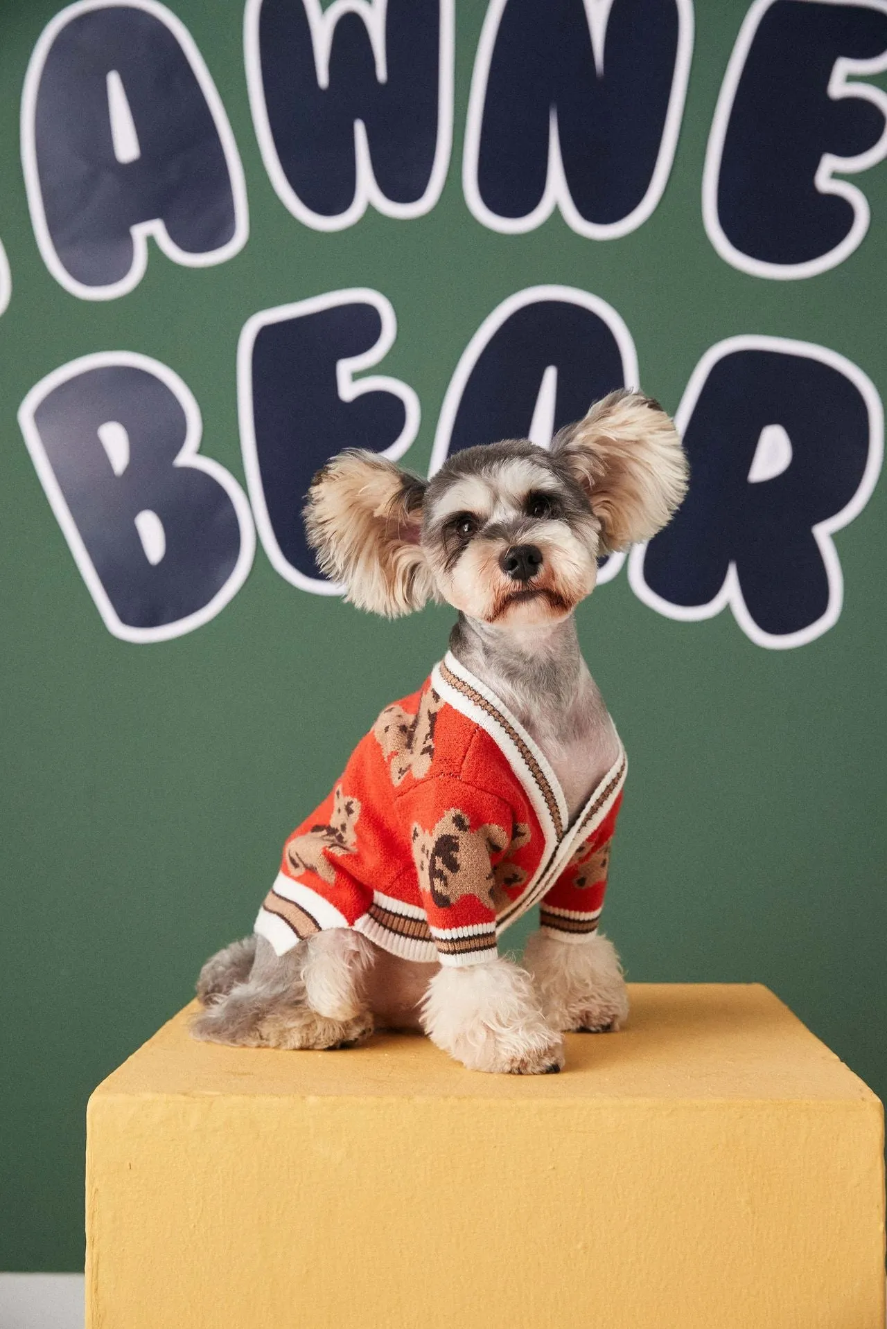 Dog Cat Sweater Preppy Style V-neck Striped Vest Pet Puppy