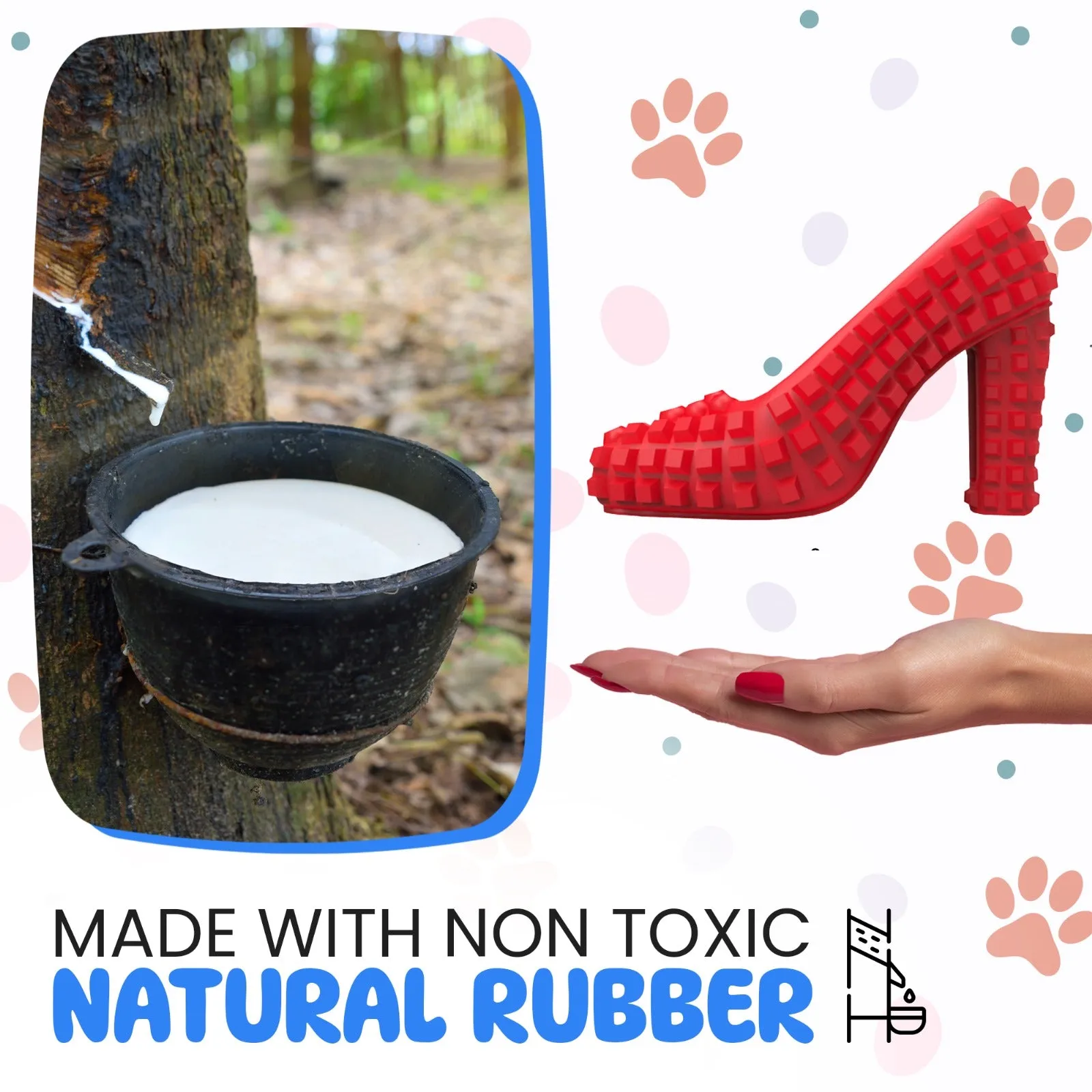 Dog Chew Toys for Aggressive Chewers - Treat Dispensing Chew Shoe Interactive Small Medium Dog Puzzle Toys