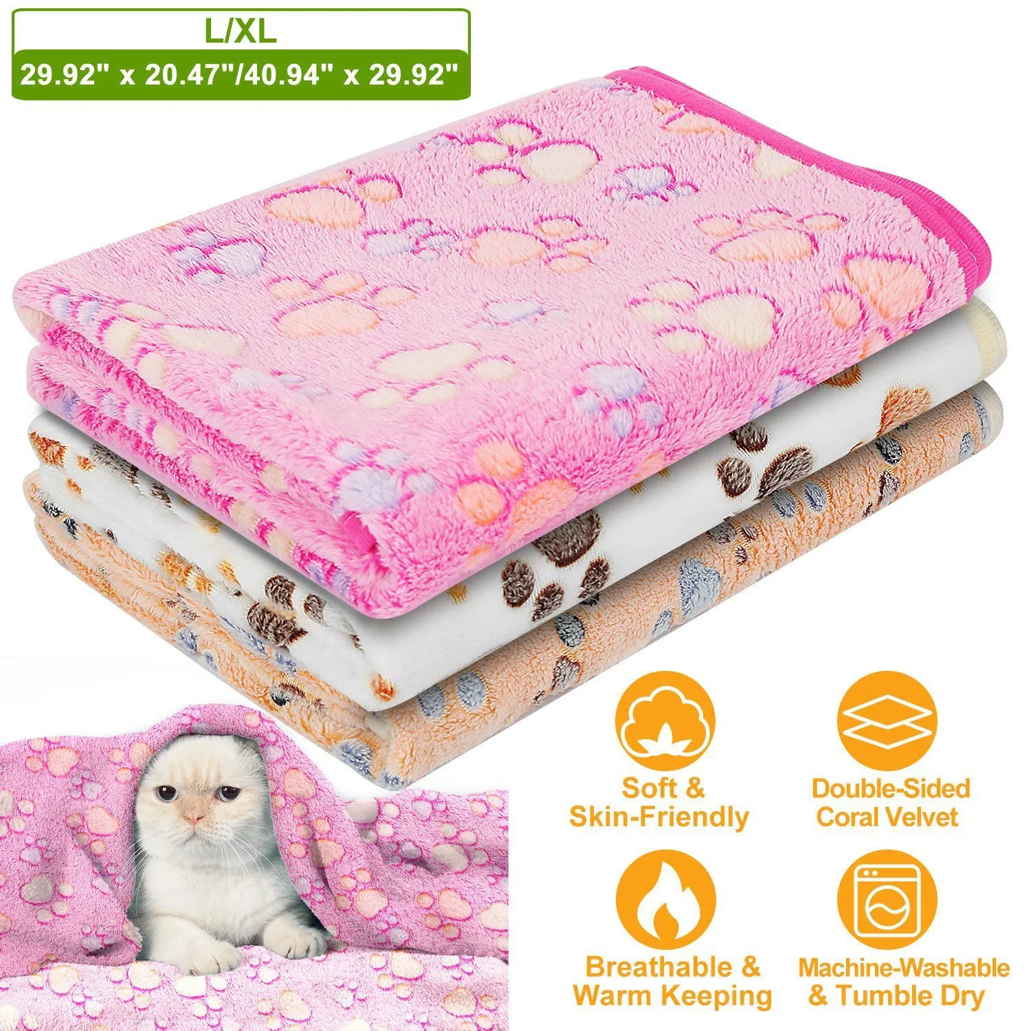 Fluffy Dog Cat Blanket