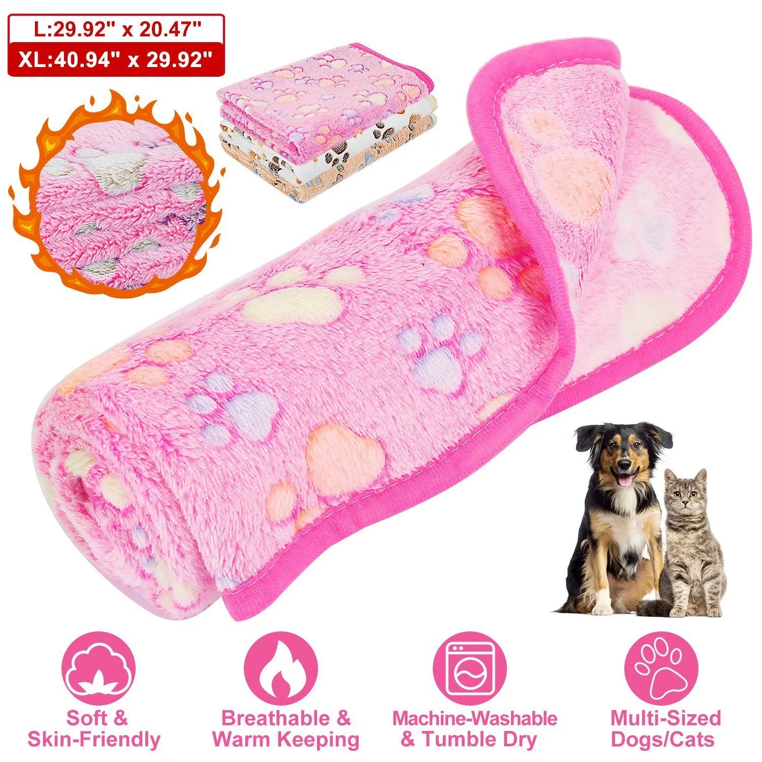 Fluffy Dog Cat Blanket
