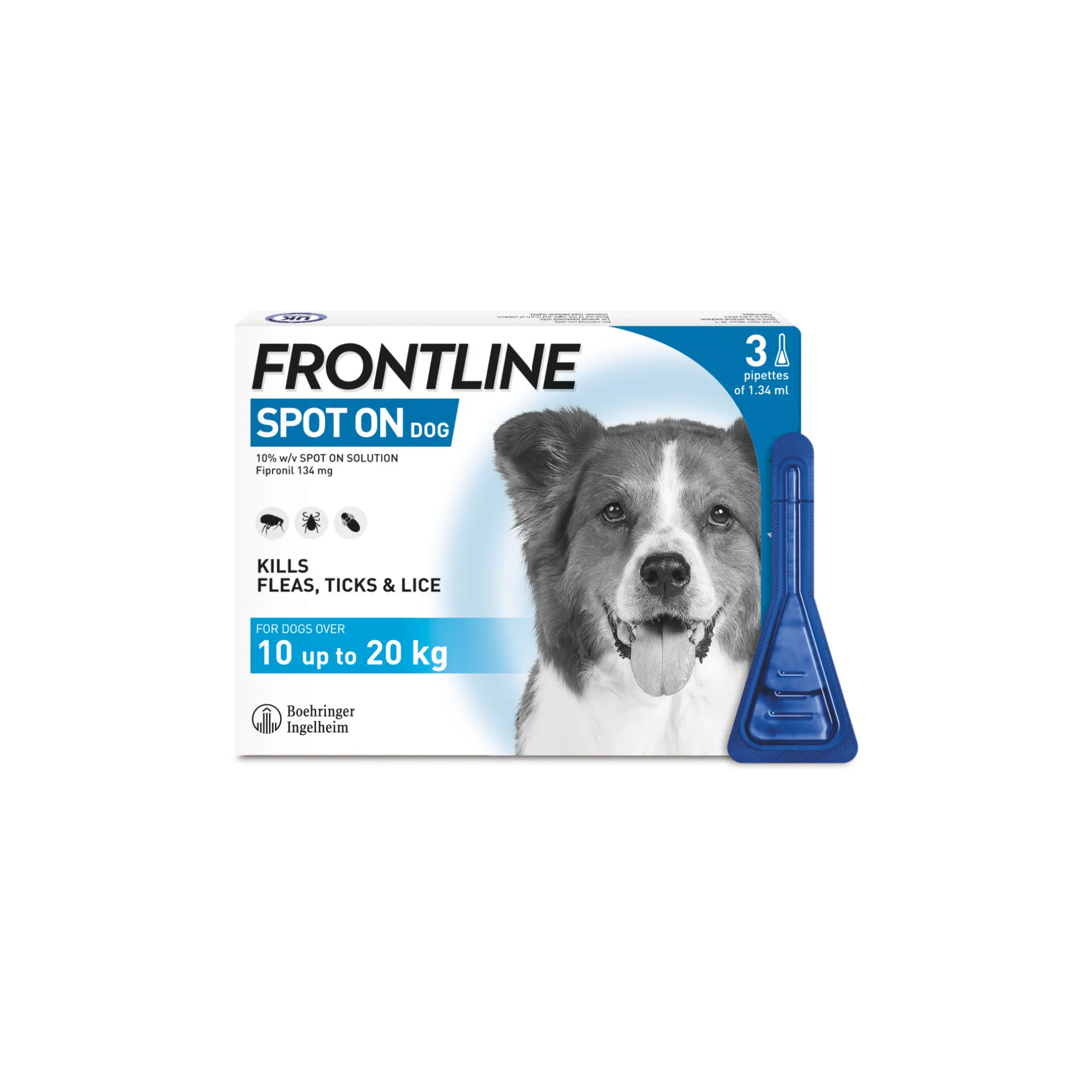 Frontline Spot On Flea And Tick Control For Dogs - 3 Pip