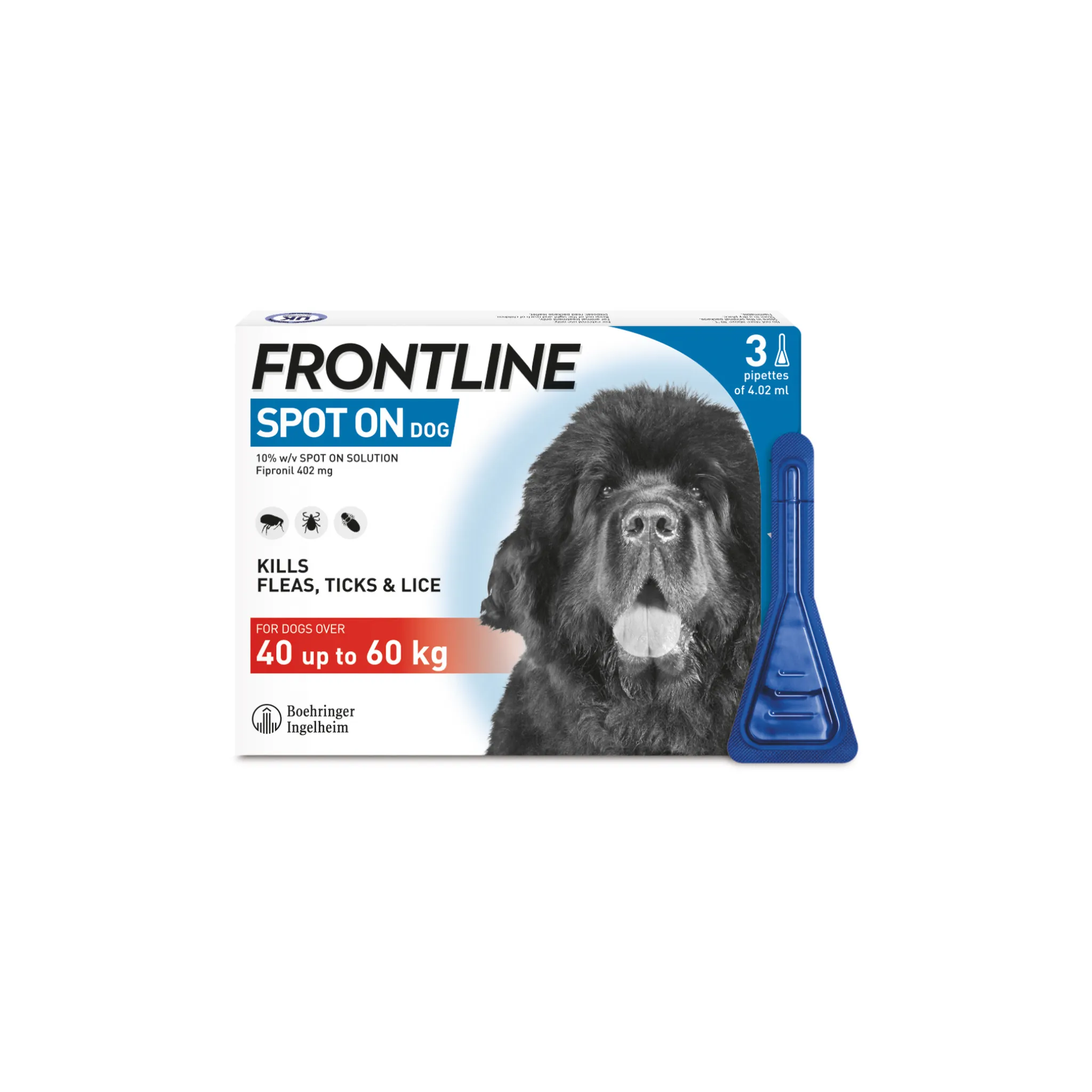 Frontline Spot On Flea And Tick Control For Dogs - 3 Pip