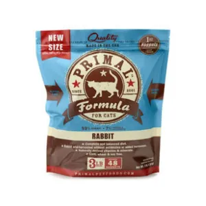 Frozen Rabbit Cat Food