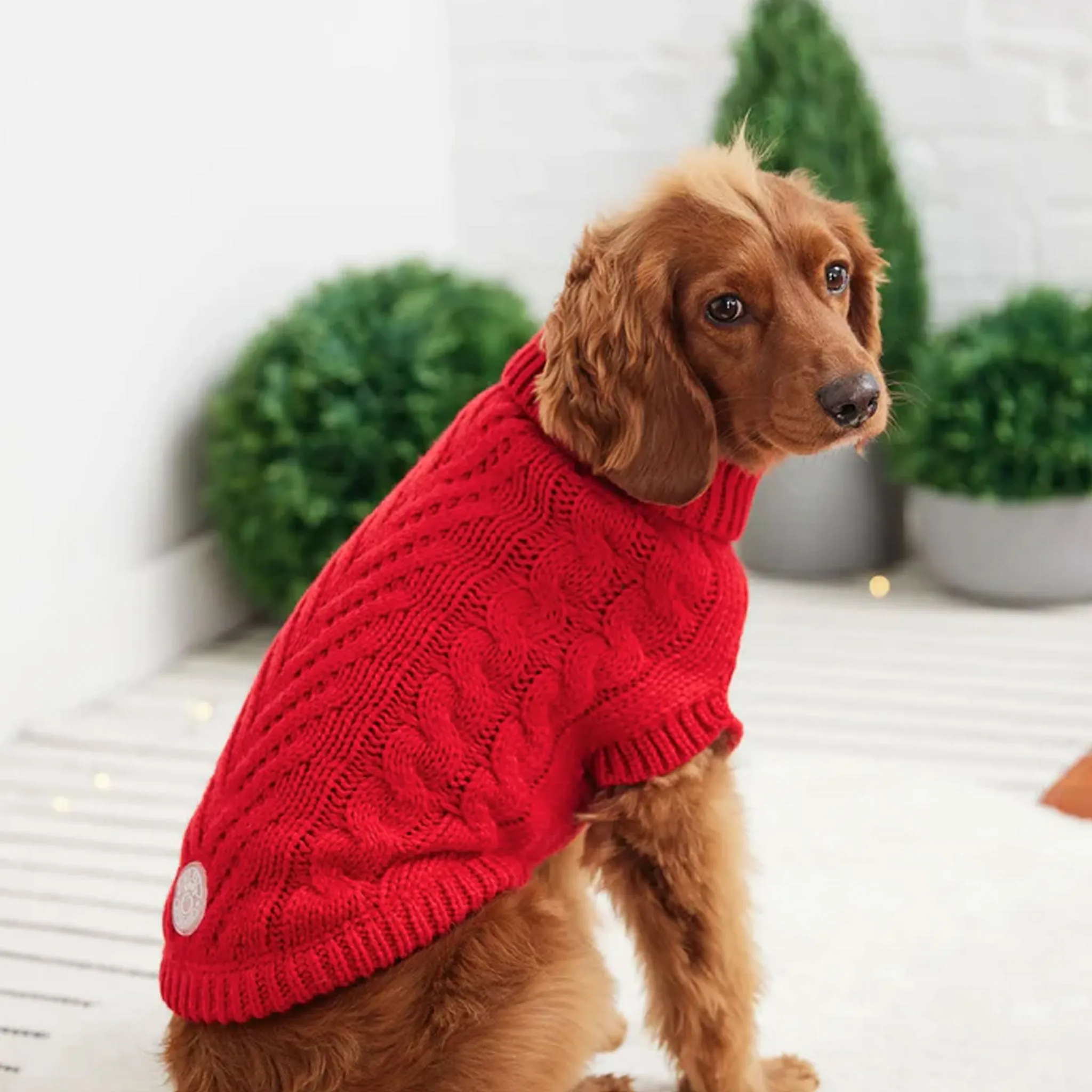 GF Pet Chalet Sweater - Red