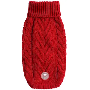 GF Pet Chalet Sweater - Red