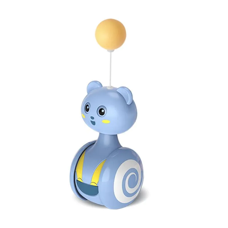 Interactive Rolling Feather Ball Cat Toys