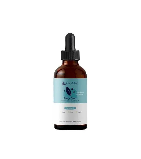 Kin Kind Natural Kitty Ear Cleaner (Leave-in cleanse and relief)