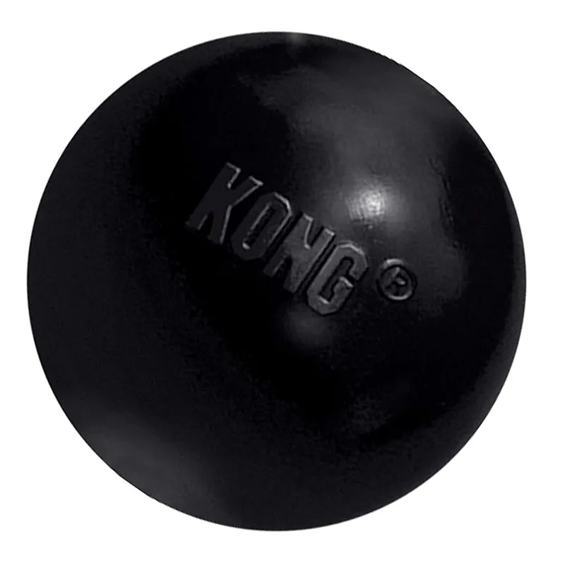 KONG Extreme Ball Dog Toy, Black