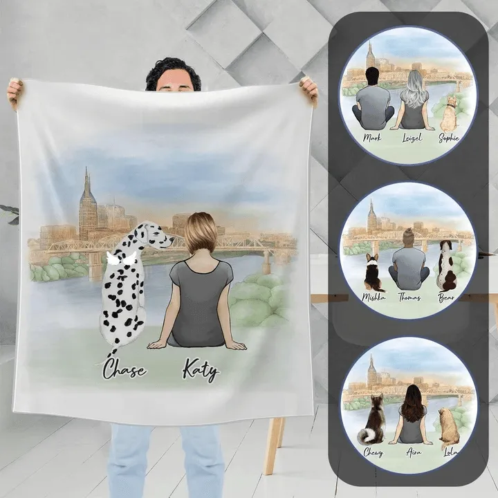 Nashville Personalized Pet & Owner Blanket
