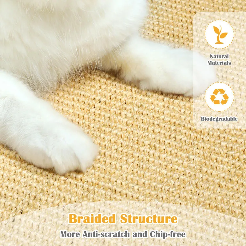 Natural Sisal Cat Scratcher Mat