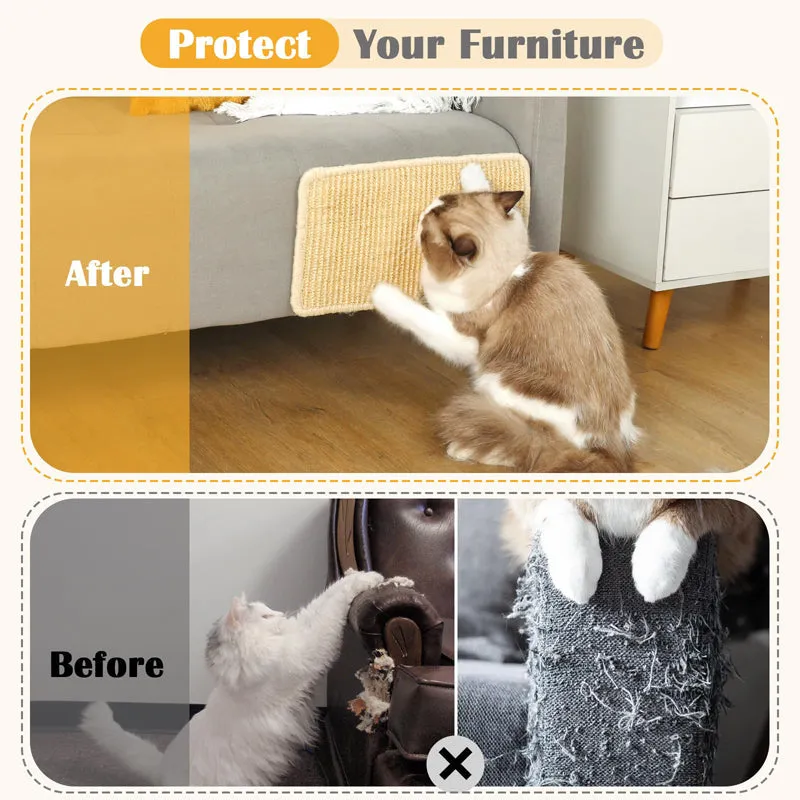 Natural Sisal Cat Scratcher Mat