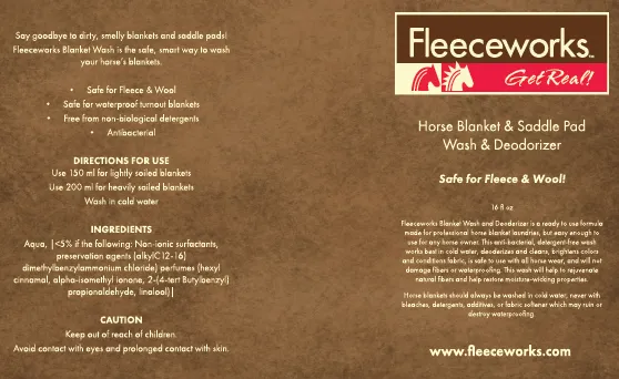 NEW! Fleeceworks Saddle Pad Wash