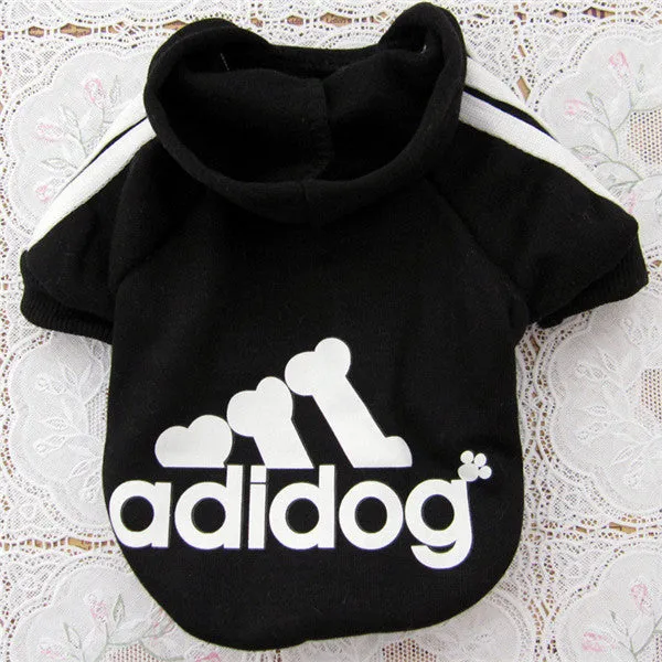 New Soft Cotton Cat Dog Clothes Pet Hoodie Coat Fashion Adidog Costume Warm Sweater Clothing for Small Dogs