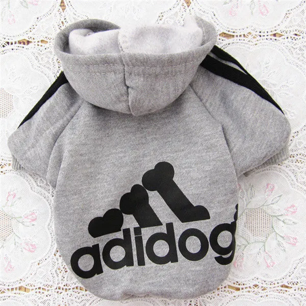 New Soft Cotton Cat Dog Clothes Pet Hoodie Coat Fashion Adidog Costume Warm Sweater Clothing for Small Dogs