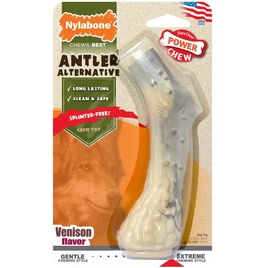 Nylabone Antler Alternative Power Chew Dog Toy
