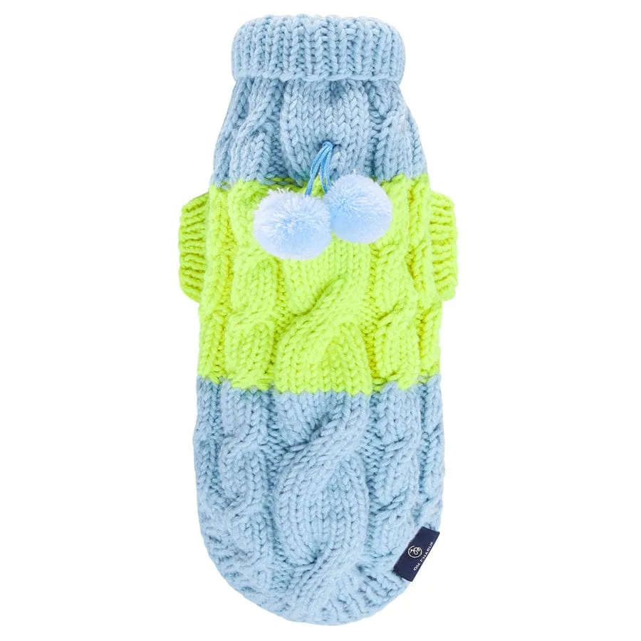 Oh Charlie Dog Sweater NeonRush