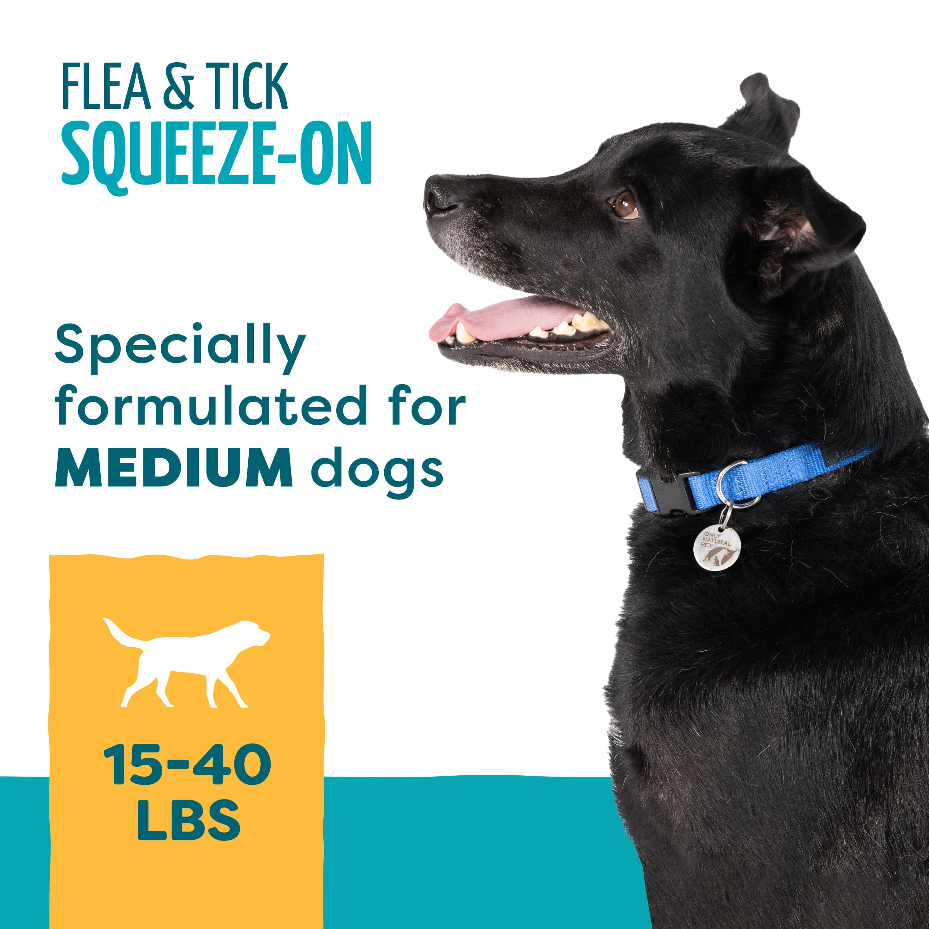 Only Natural Pet EasyDefense Herbal Squeeze-On Flea & Tick Repellent for Dogs
