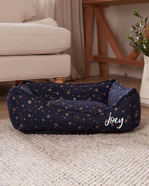 Personalised Starry Nights Dog & Cat Sofa Bed