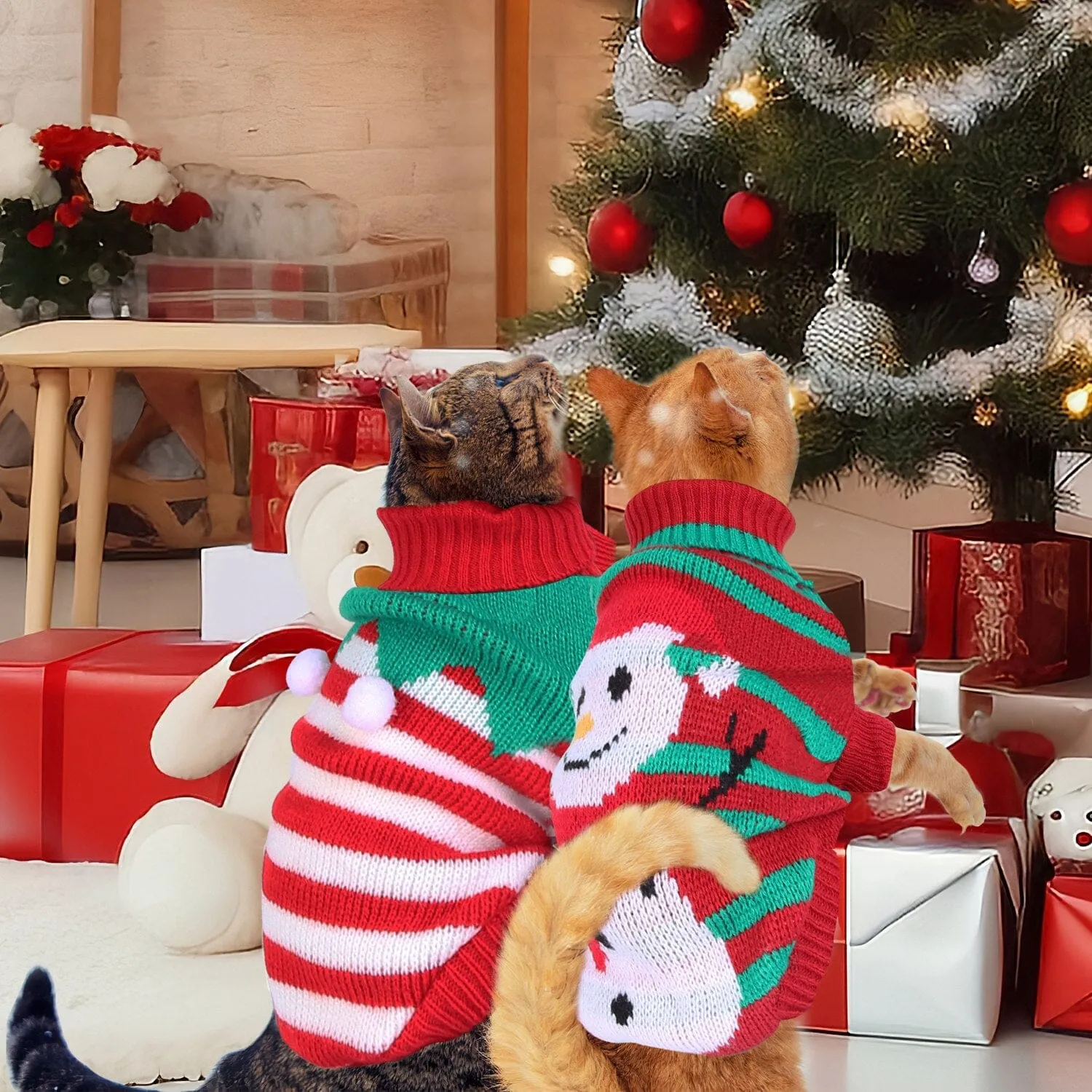 Pet Christmas Turtleneck Sweater