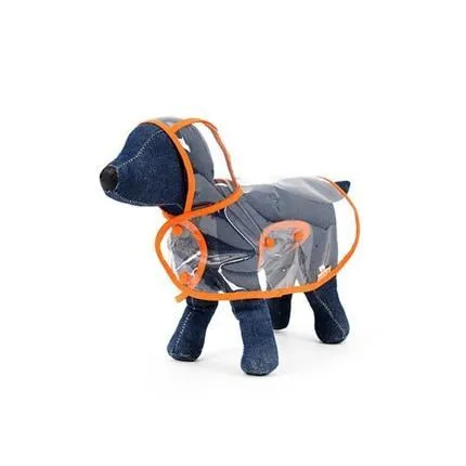 Pet Colorful Transparent Raincoat