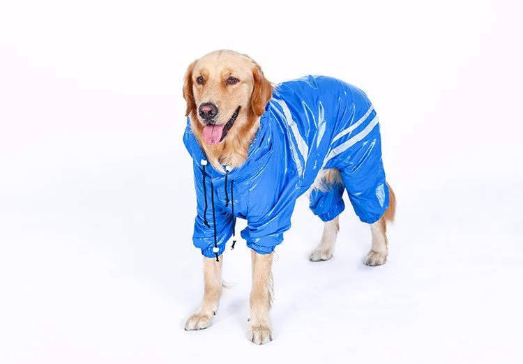 Pet Large Dogs Raincoat Out door walking Waterproof