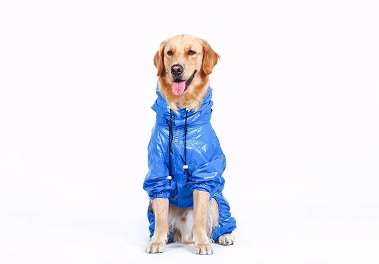 Pet Large Dogs Raincoat Out door walking Waterproof