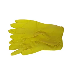 PIONEER SAFETY Rubber Household Gloves Flock Lined Small G031