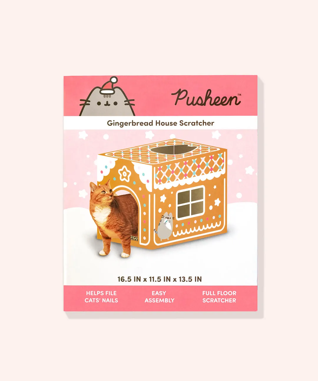 Pusheen Pet Gingerbread House Scratcher