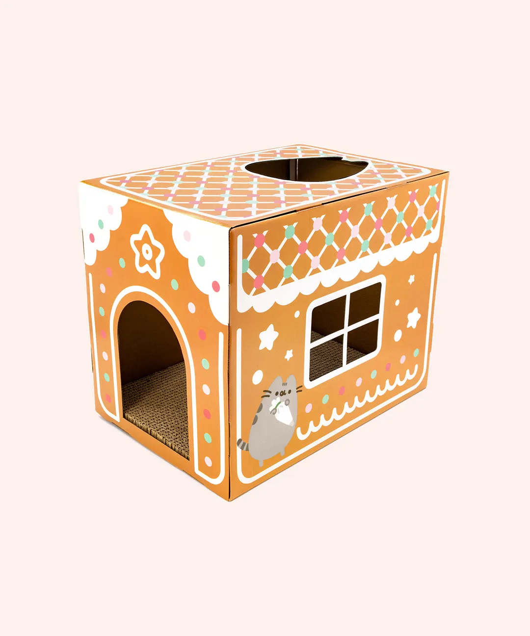 Pusheen Pet Gingerbread House Scratcher