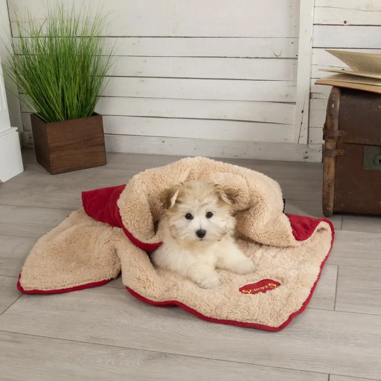 Scruffs Cosy Snuggle Dog Blanket - Burgundy