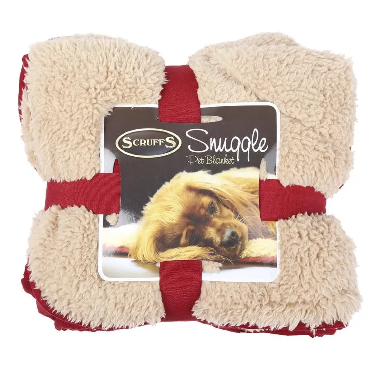 Scruffs Cosy Snuggle Dog Blanket - Burgundy