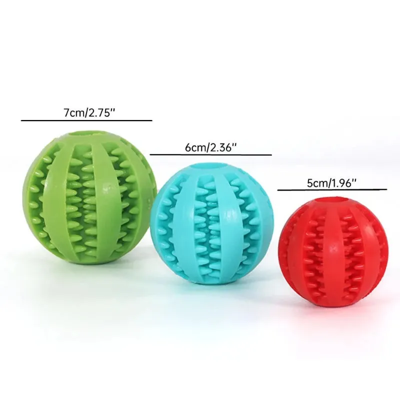Silicone Ball Dog Toy – Bite-Resistant, Chewable & Interactive