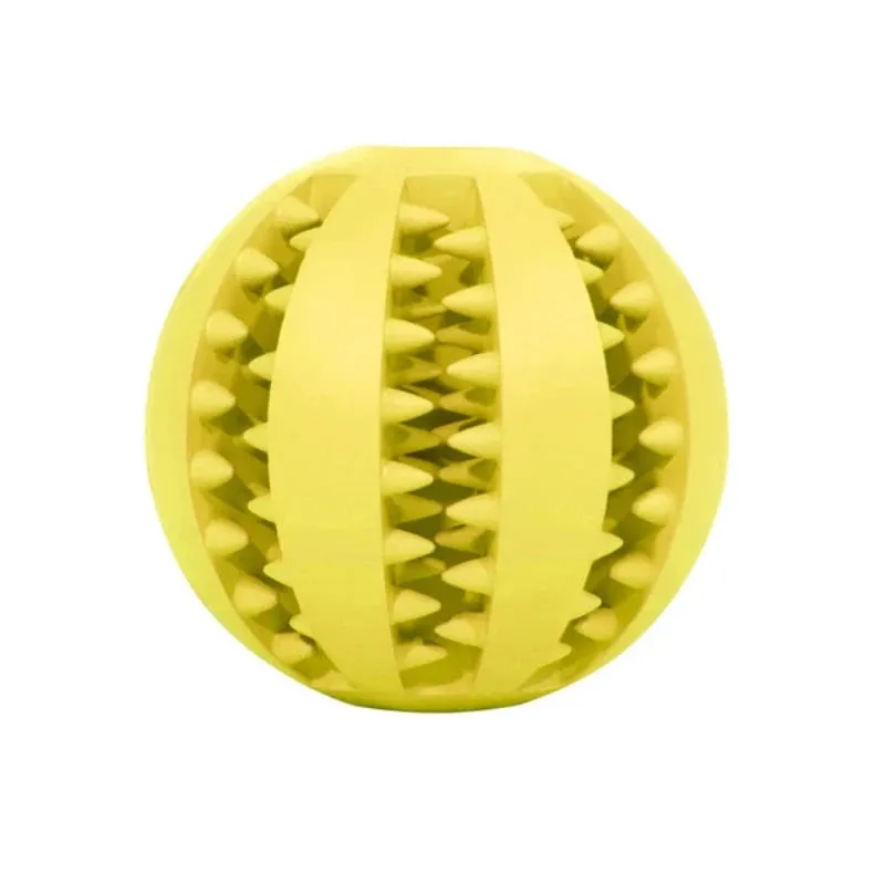 Silicone Ball Dog Toy – Bite-Resistant, Chewable & Interactive